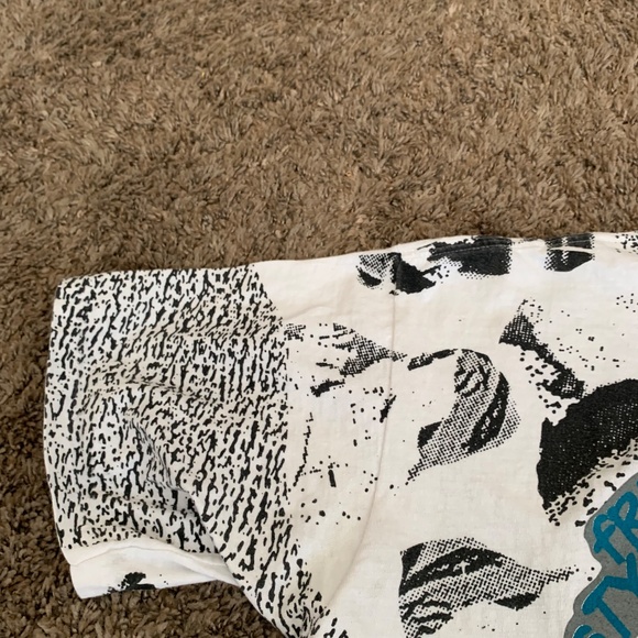 Vintage Free Style Glide All Over Graphic Tee Sz.XL Skater Y2K T-shirt - Picture 3 of 10